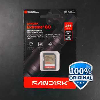 SanDisk Extreme GO SDXC/HC UHS-I Card U3 V30 4K UHD 230MB/s - SDSDXGN