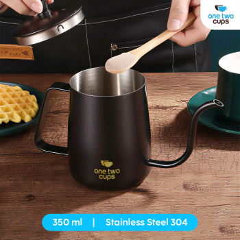 One Two Cups Teko Kopi Leher Angsa Gooseneck Pour Over Kettle 350ml - HS-10