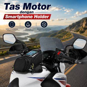 Gambar produk TaffSPORT Tas Motor Smartphone Holder Motorcycle Fuel Bag - SA212
