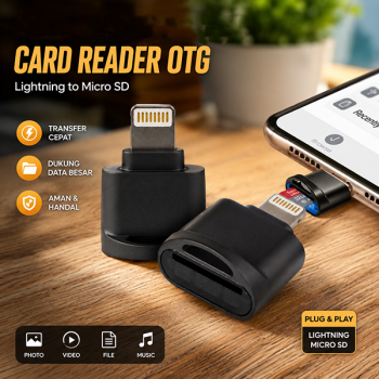Gambar produk KingCard Extreme PRO Card Reader OTG Lightning Micro SD - TF56