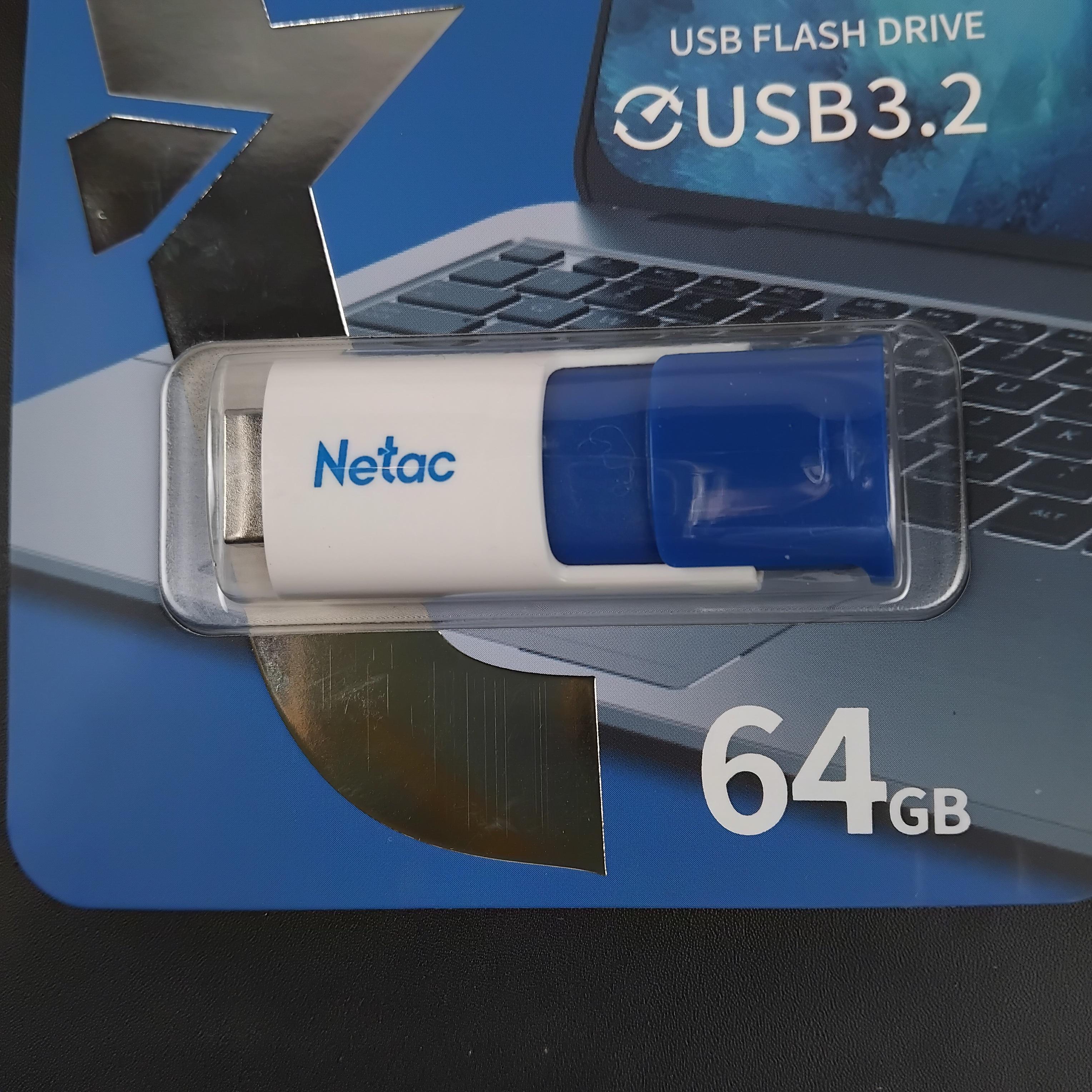 Netac Flashdisk USB 3.2 64GB - U182 Gambar produk Netac Flashdisk USB 3.2 64GB - U182 - 1