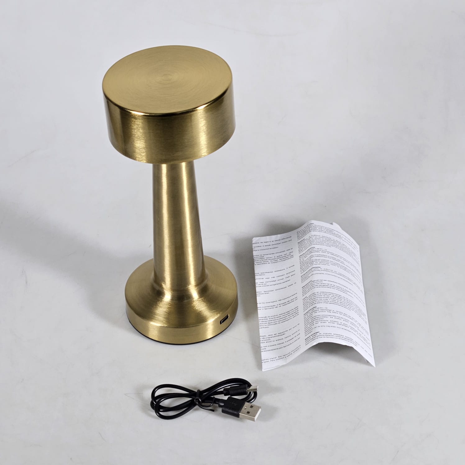 Gambar produk TaffLED Lampu Meja Hias Touch LED USB Rechargeable 3 Color 3W - QS-004 - 6
