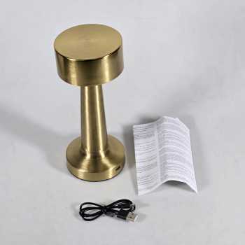 Gambar produk TaffLED Lampu Meja Hias Touch LED USB Rechargeable 3 Color 3W - QS-004 - 6