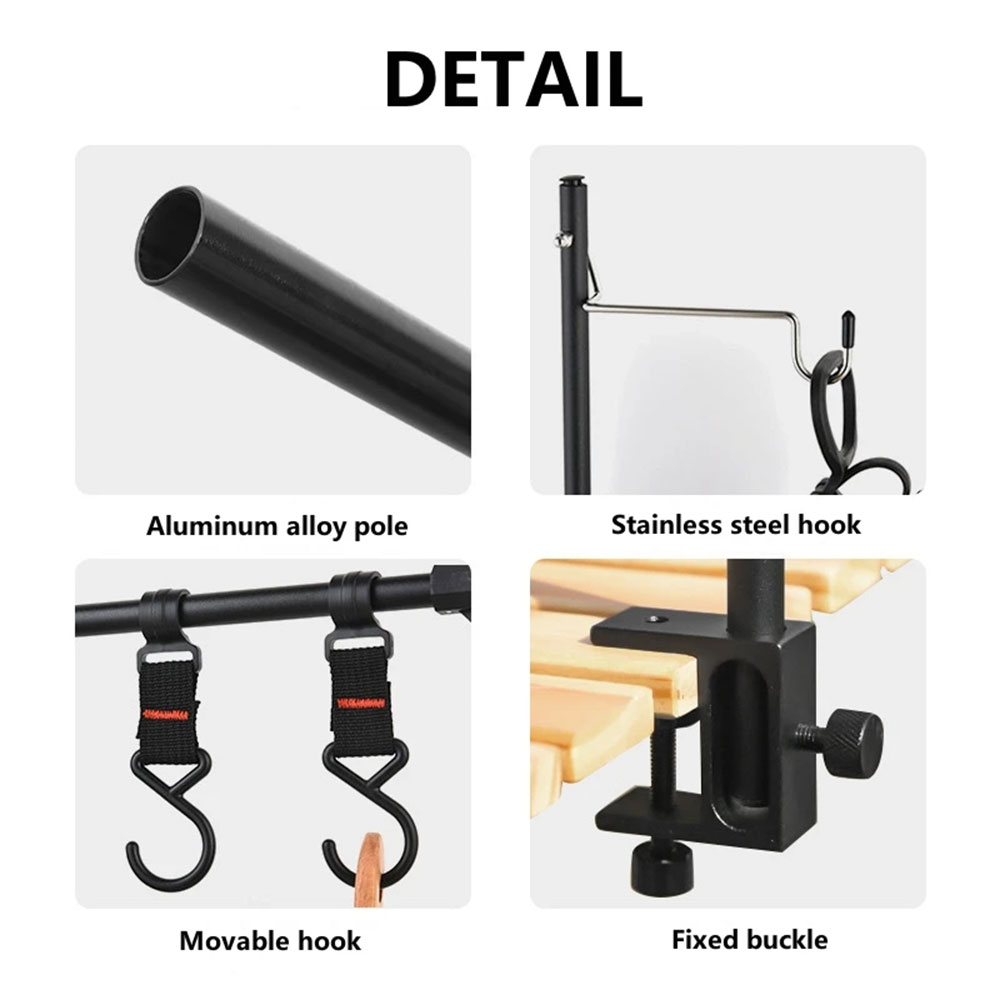Gambar produk We Rak Gantung Meja Camping Foldable Hanging Aluminium Alloy - HG-15 - 4