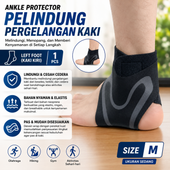 JINGBU Penyangga Pergelangan Kaki Ankle Protector Left Foot 1 PCS - J-L