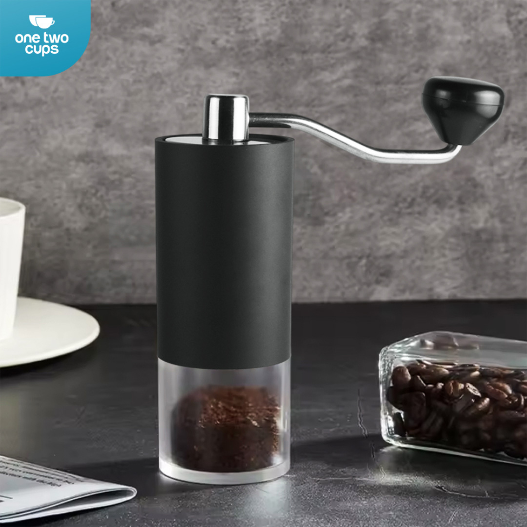 One Two Cups Alat Penggiling Kopi Manual Coffee Grinder Adjustable - BN50 Gambar produk One Two Cups Alat Penggiling Kopi Manual Coffee Grinder Adjustable - BN50 - Utama