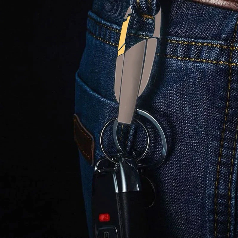 Ogw Gantungan Kunci Karabiner Mobil Keychain Clip Hooks Quickdraw - SN25 Gambar produk Ogw Gantungan Kunci Karabiner Mobil Keychain Clip Hooks Quickdraw - SN25 - 6
