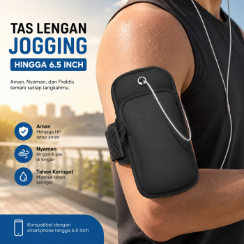 Gambar produk SUMTLE Tas Lengan Jogging Olahraga Running Arm Bag Waterproof - SL8