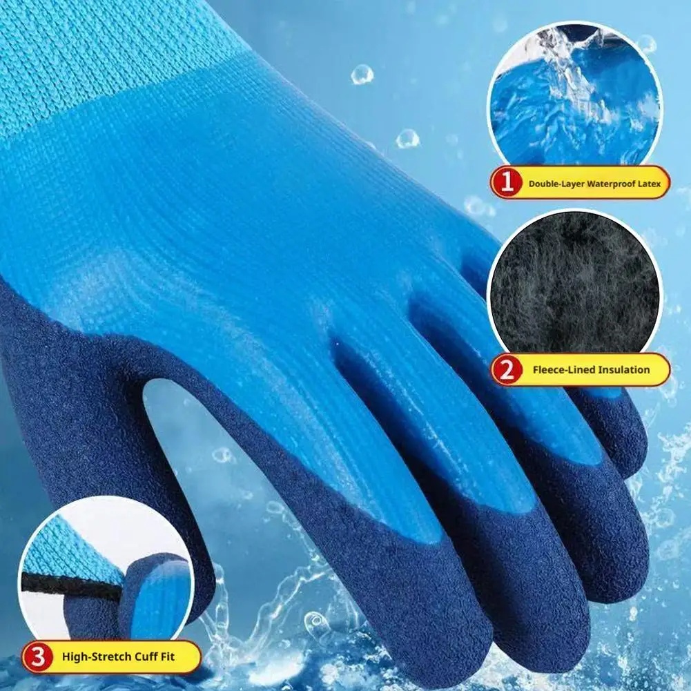 SHANDO Sarung Tangan Kerja Industrial Double Layer Latex Safety Gloves - A310 Gambar produk SHANDO Sarung Tangan Kerja Industrial Double Layer Latex Safety Gloves - A310 - 2