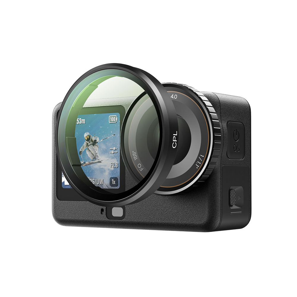 Gambar produk TELESIN Lens Camera Filter CPL Polarizing for DJI Osmo Action 6 - S5-FLT-76-TDJ - 1