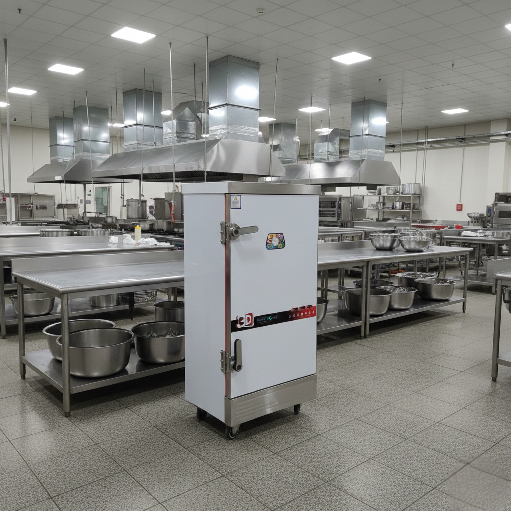 TaffHOME Mesin Steamer Nasi Rice Steaming Cabinet 12 Tray 180 People - SL-12 Gambar produk TaffHOME Mesin Steamer Nasi Rice Steaming Cabinet 12 Tray 180 People - SL-12 - 2
