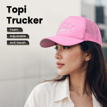 CORTEIZ Topi Trucker Jaring Mesh Hat Bordir Foam Inflatable - T200