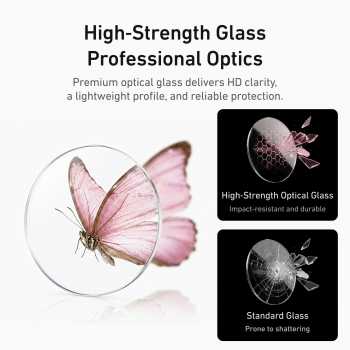 Gambar produk TELESIN Lens Camera Filter Insta360 Luna Ultra CPL VND Diffusion 1/4 - S5-FLT-85-TIS - 1