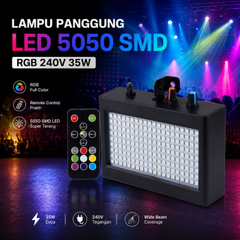 Gambar produk CHINLY Lampu Sorot LED Spotlight Stage Party 5050 SMD RGB 240V 35W - ST1003