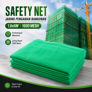 TEME Jaring Pengaman Konstruksi Bangunan Safety Net 1.8x6M - TM-22