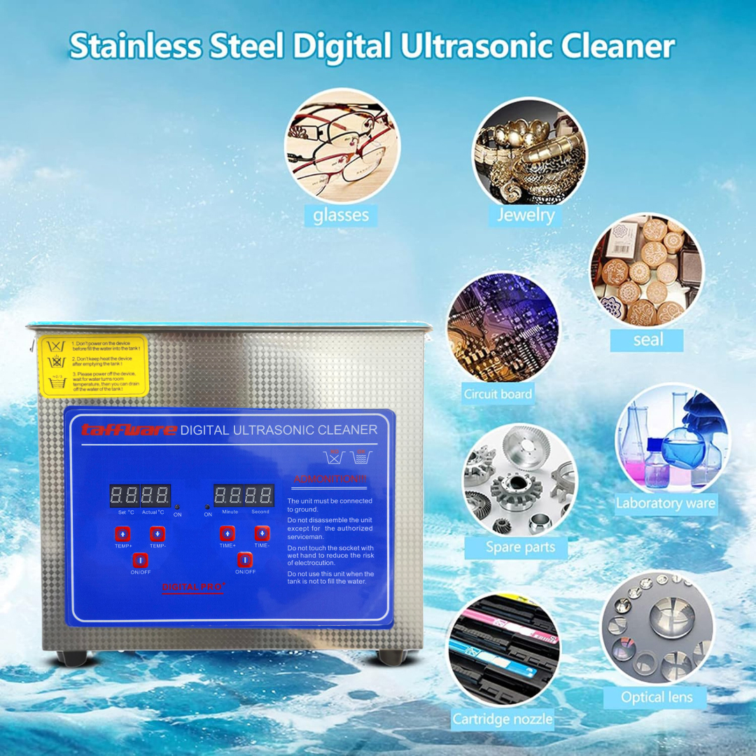 Taffware Mesin Pembersih Perhiasan Ultrasonic Cleaner 120W 3L - KZ-D3 Gambar produk Taffware Mesin Pembersih Perhiasan Ultrasonic Cleaner 120W 3L - KZ-D3 - Utama