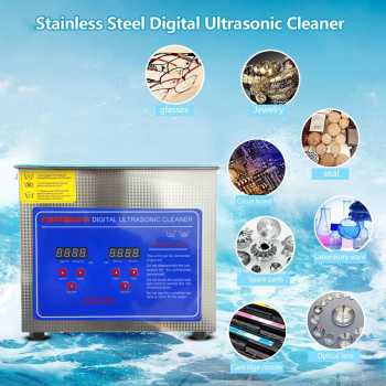 Taffware Mesin Pembersih Perhiasan Ultrasonic Cleaner 120W 3L - KZ-D3