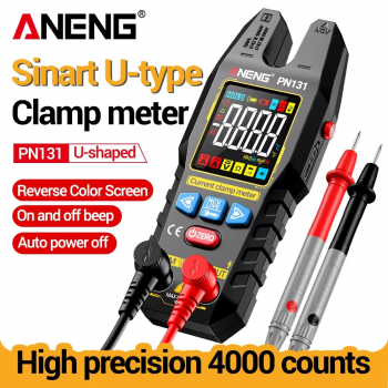 ANENG Digital Multimeter True RMS Clamp Meter NCV 200A 4000 Counts - PN131