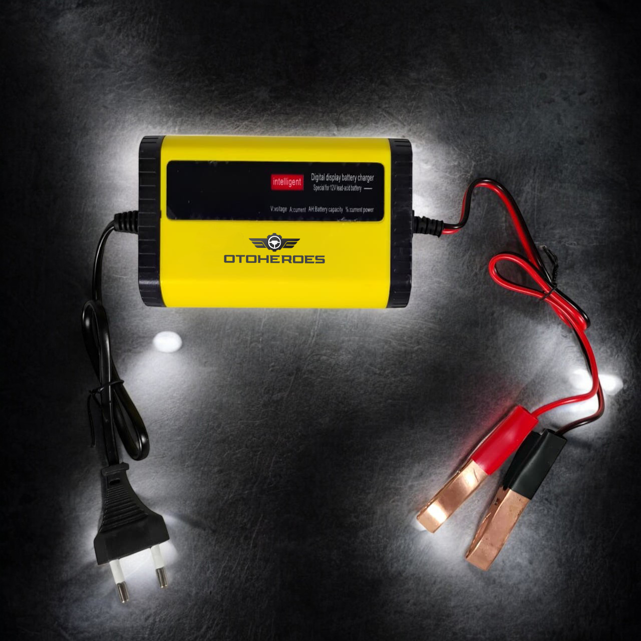 OTOHEROES Charger Aki Mobil Motor Intelligent Battery Charger 12V 2A - C1202-6 Gambar produk OTOHEROES Charger Aki Mobil Motor Intelligent Battery Charger 12V 2A - C1202-6 - 7