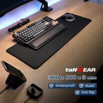 Gambar produk TaffGEAR Gaming Mouse Pad XL Desk Mat Polos Anti Slip Waterproof 300x600x3mm - MP001