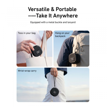 Gambar produk TELESIN Lens Filter Storage Case Action Camera Hard Shell 6 Slot - S6-PRC-29BK - 7