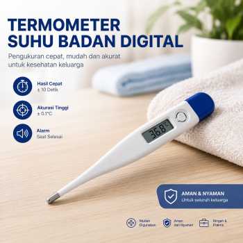 LEGGONG Termometer Suhu Badan Digital LCD - LG01