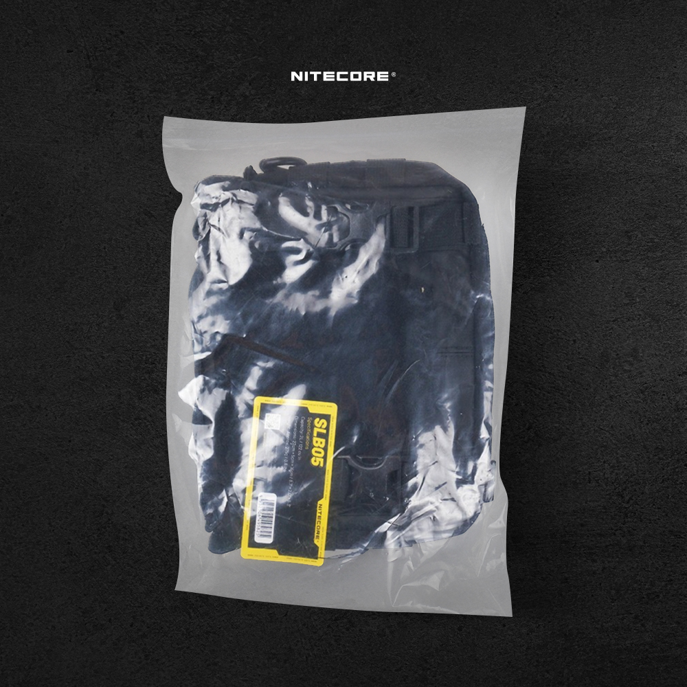 NITECORE Tas Sling Bag Tactical Modular Lightweight 500D Nylon 2L - SLB05 Gambar produk NITECORE Tas Sling Bag Tactical Modular Lightweight 500D Nylon 2L - SLB05 - Kemasan