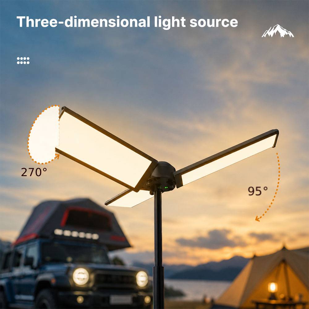BUB Lampu LED Camping Teleskopik 360 Dimmable Waterproof 20W 8000mAh - KXK-2086 Gambar produk BUB Lampu LED Camping Teleskopik 360 Dimmable Waterproof 20W 8000mAh - KXK-2086 - 5