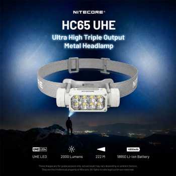 NITECORE Senter Kepala Headlamp LED Ultra High Output IP68 2000 Lumens - HC65 UHE