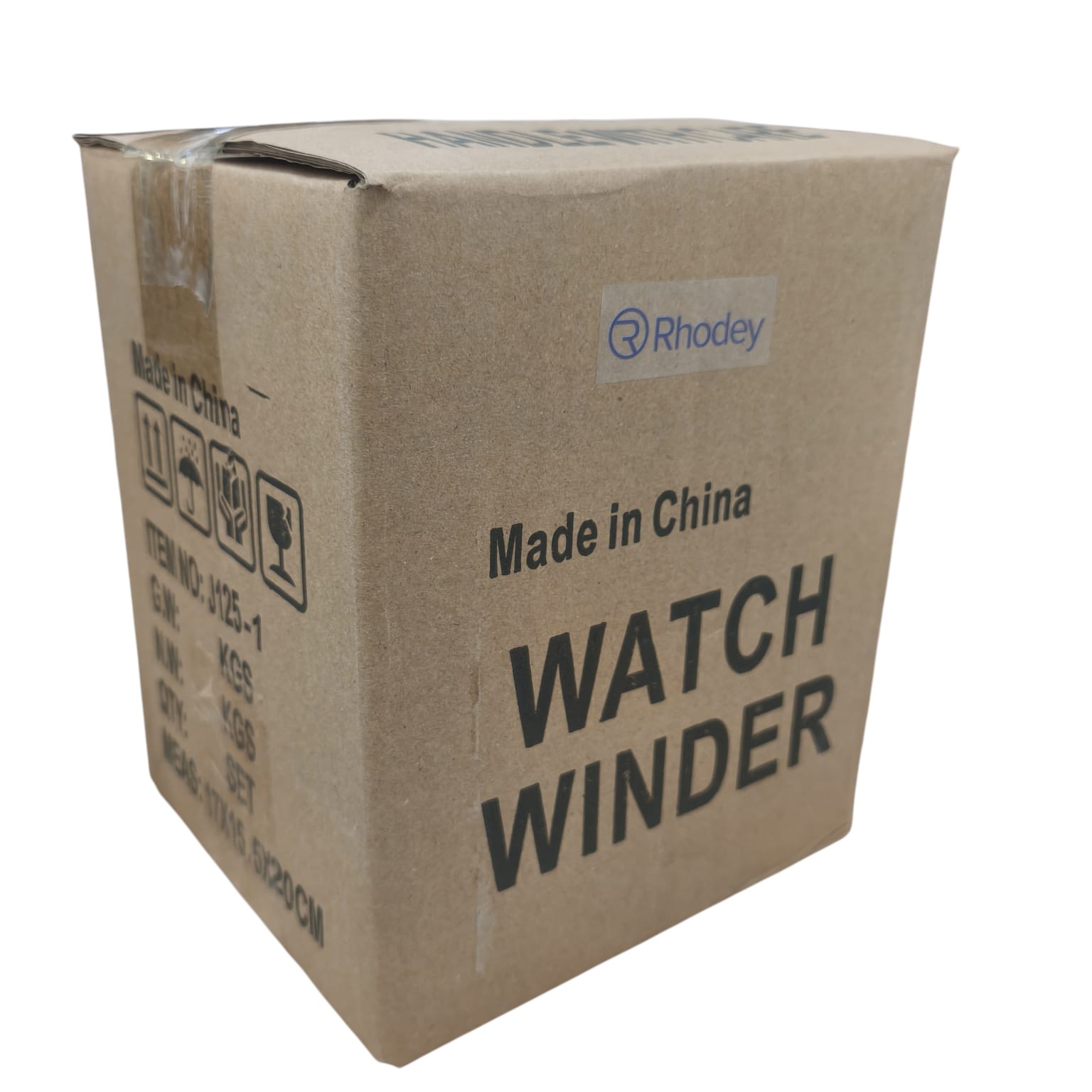 Rhodey Watch Winder Pemutar Jam Tangan Otomatis 1 Slot Dual Power 13cm - IG-160 Gambar produk Rhodey Watch Winder Pemutar Jam Tangan Otomatis 1 Slot Dual Power 13cm - IG-160 - Kemasan