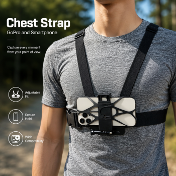 Gambar produk SnowHu Chest Strap GoPro and Smartphone Vest Adjustable - GP60