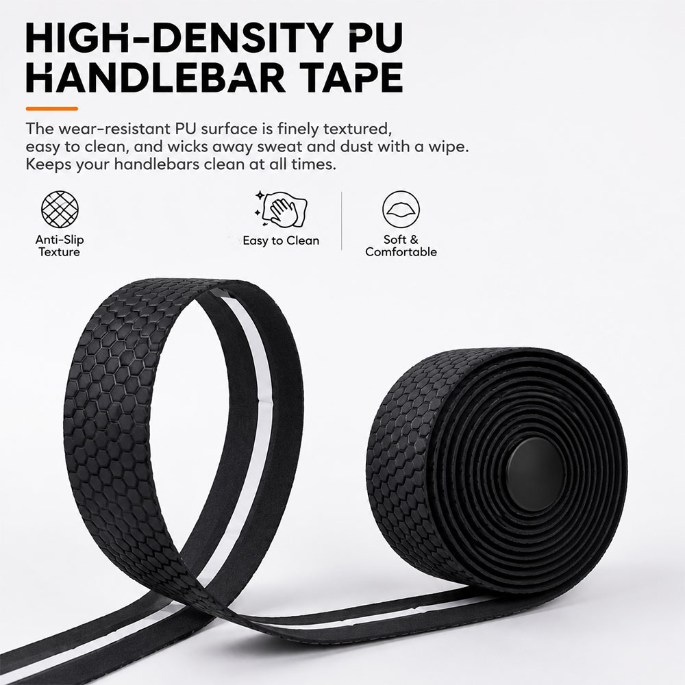 BENGG Handlebar Tape Gagang Sepeda Bicycle Handle Wrap 2.1M 3mm 2 PCS - GH-090H Gambar produk BENGG Handlebar Tape Gagang Sepeda Bicycle Handle Wrap 2.1M 3mm 2 PCS - GH-090H - 4