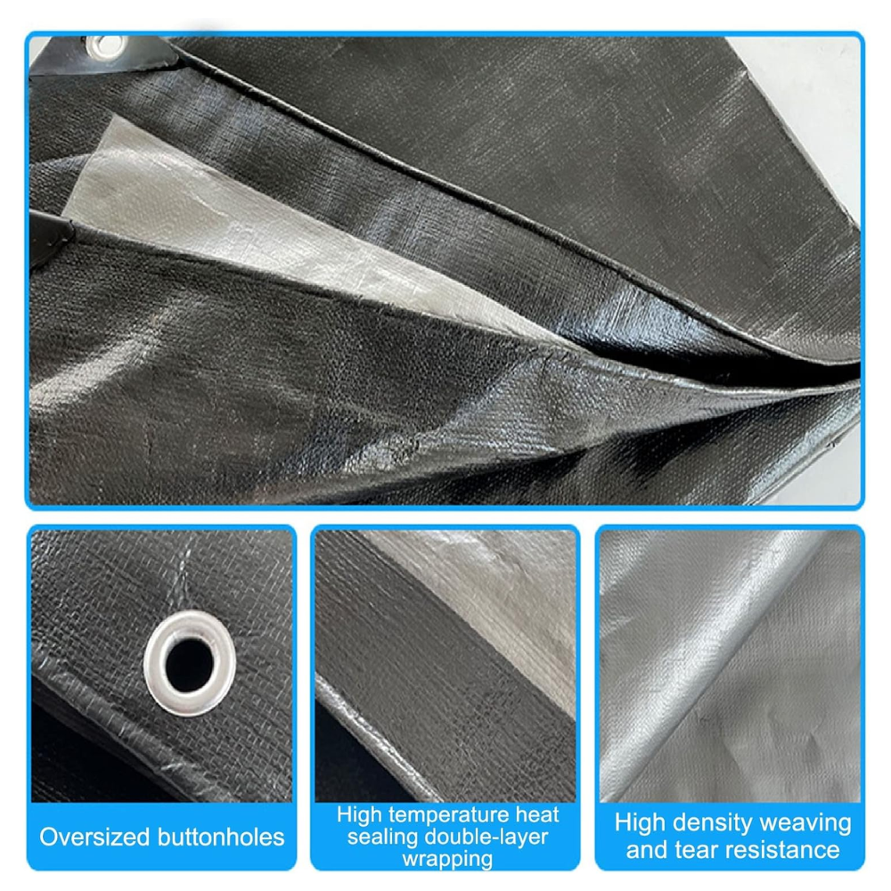TarpCore Terpal PE Anti UV Waterproof Tarpaulin 220 GSM 10x22M - FM-10M Gambar produk TarpCore Terpal PE Anti UV Waterproof Tarpaulin 220 GSM 10x22M - FM-10M - 3