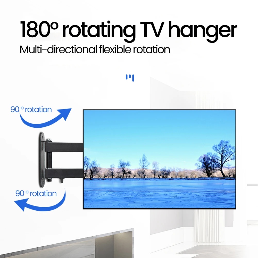 ALROTA Bracket TV Dinding 360 Degree Rotate VESA 200x200 14-32 Inch - DKE-S32 Gambar produk ALROTA Bracket TV Dinding 360 Degree Rotate VESA 200x200 14-32 Inch - DKE-S32 - 4