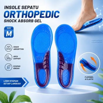 Gambar produk DADIJIER Insole Sepatu Orthopedic Shock Absorb Silicone Gel M - KYL