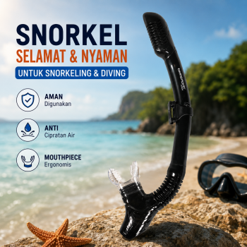 TaffSPORT Snorkel Selang Snorkeling Menyelam Scuba Diving - M8018
