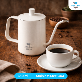 One Two Cups Teko Kopi Leher Angsa Gooseneck Pour Over Kettle 350ml - AA0450