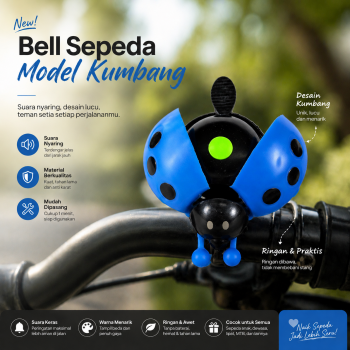 Cooloh Bel Sepeda Bike Horn Model Kumbang Mini Universal Fit 85dB - UL-25