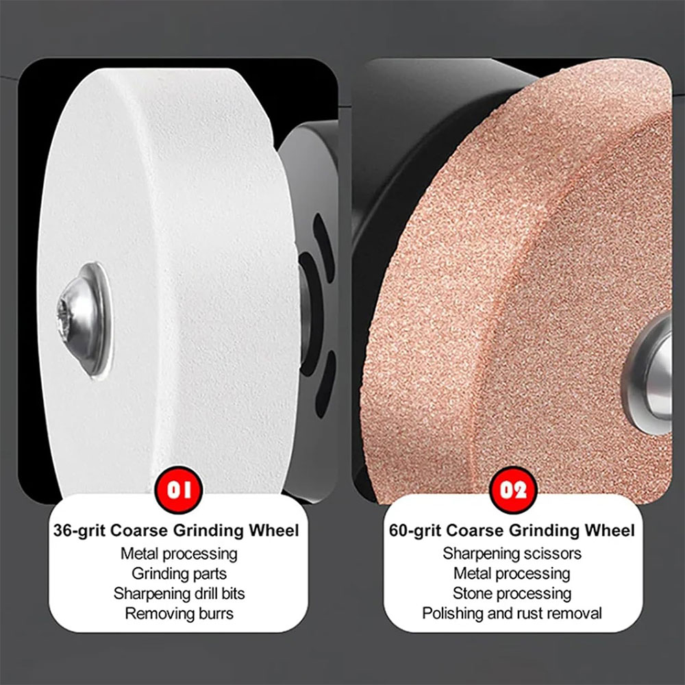 Fa Mesin Gerinda Meja Mini Polishing Dual Wheel Cordless 200W 2100mAh - BG-400D Gambar produk Fa Mesin Gerinda Meja Mini Polishing Dual Wheel Cordless 200W 2100mAh - BG-400D - 1