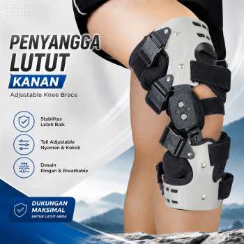 RITSU Penyangga Lutut Adjustable Knee Brace PP Aluminium - R-40