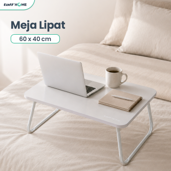 TaffHOME Meja Lipat Laptop Foldable Bed Table - BO67