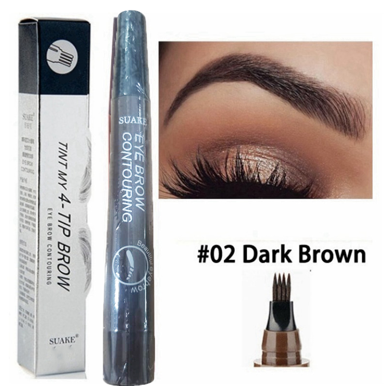 SUAKE Pensil Alis Microblading Eyebrow Tattoo Pen Waterproof - Y004 Gambar produk SUAKE Pensil Alis Microblading Eyebrow Tattoo Pen Waterproof - Y004 - 7