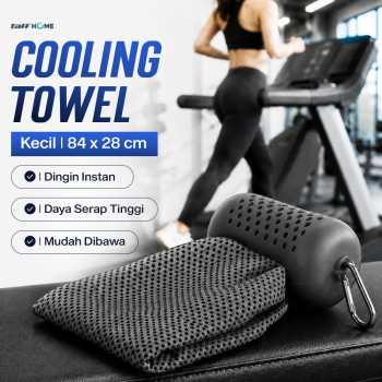 TaffHOME Handuk Microfiber Quick Dry Cooling Ice Towel Silicon Case - S-10