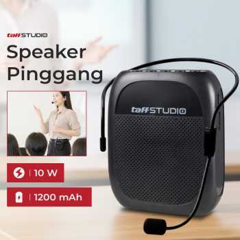 TaffSTUDIO Speaker Pinggang Wired Voice Amplifier 10W without Display - YW-166