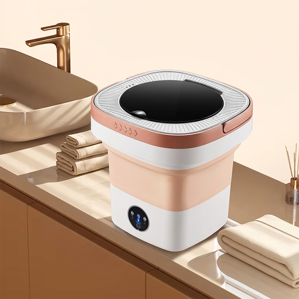 Gambar produk Houselin Mesin Cuci Mini Lipat Portable Foldable Washing Machine 8L - HS8 - 7