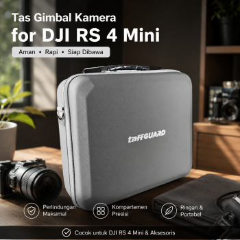 TaffGUARD Tas Gimbal Stabilizer Camera Storage Hard Case DJI RS 4 Mini - BR-400