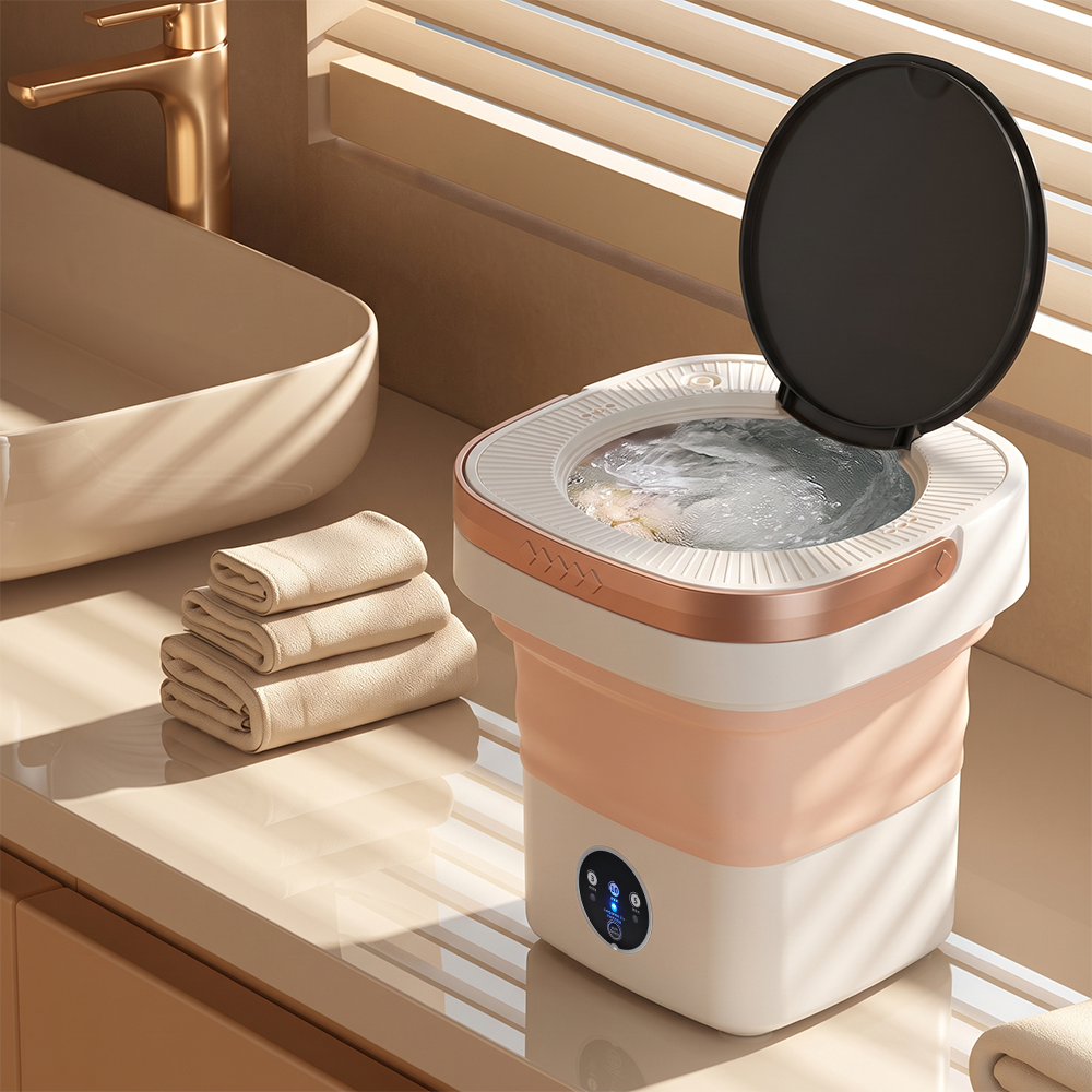 Gambar produk Houselin Mesin Cuci Mini Lipat Portable Foldable Washing Machine 8L - HS8 - 6