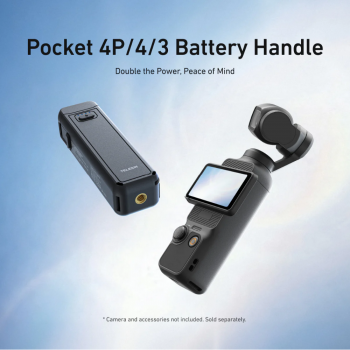 Gambar produk TELESIN Battery Handle DJI Osmo Pocket 3/4 NTC Sensor 5000mAh - S0-BCG-46-TDJ
