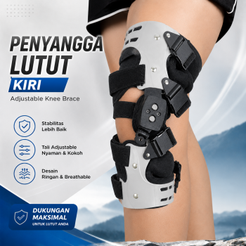 RITSU Penyangga Lutut Adjustable Knee Brace PP Aluminium - R-40