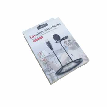 Gambar produk TaffSTUDIO Microphone Lavalier Clip-on USB Type C for Smartphone - JH-042 - Kemasan